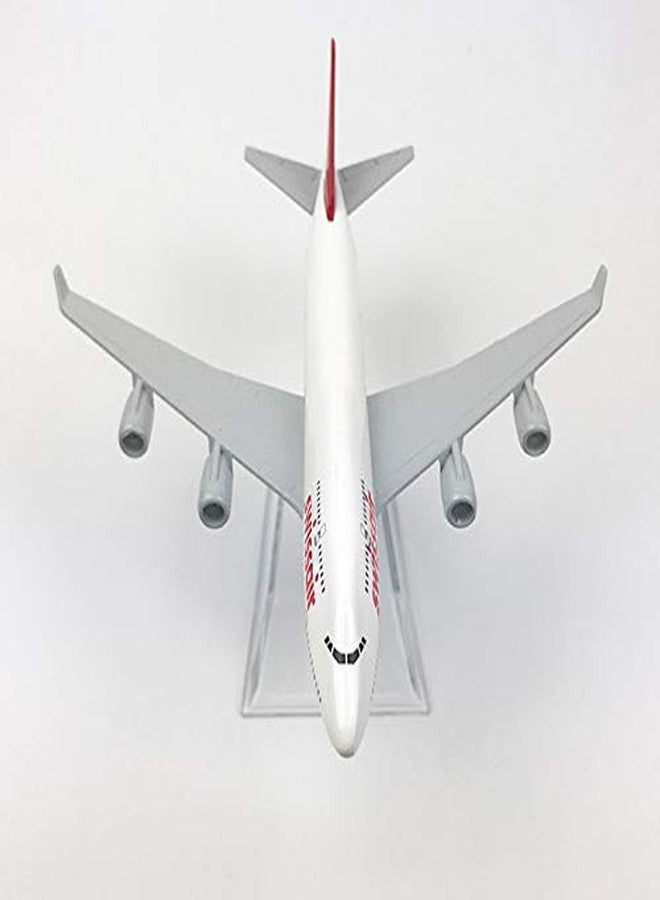 سايج سكوير نموذج طائرة بوينغ 747-357 (M) من الخطوط الجوية السويسرية بمقياس 1:300 من سيج سكوير، نموذج معدني عالي التفاصيل لمجموعة نماذج الطائرات التذكارية - Image 5